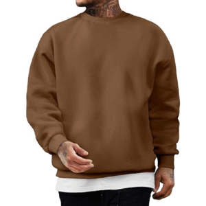 JMIERR Men's Casual Long Sleeves Crewneck Sweatshirts Cotton Pullover Sweatshirt for Men